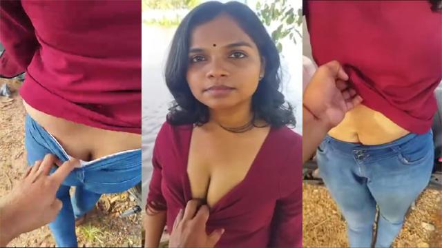 Young Girlfriend Outdoor Fun With Boyfriend Mamakutty Free