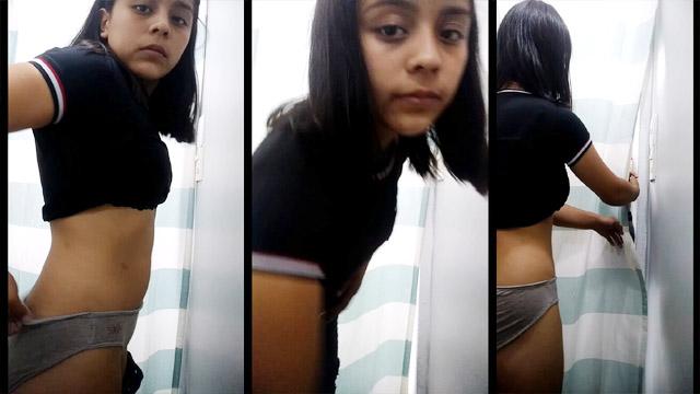 Desi Mallu Girl Nude Changing Trial Room Leak